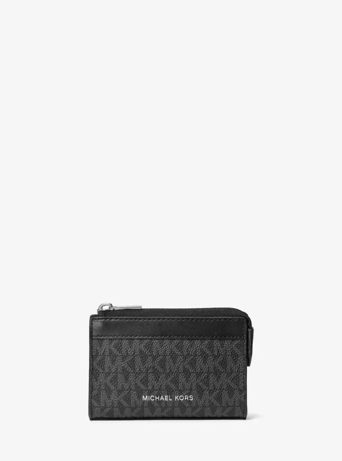 Husă mică cu fermoar cu logo Cooper Signature