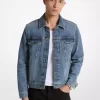 Jachetă de camionetă din denim Jachetă de camionetă din denim