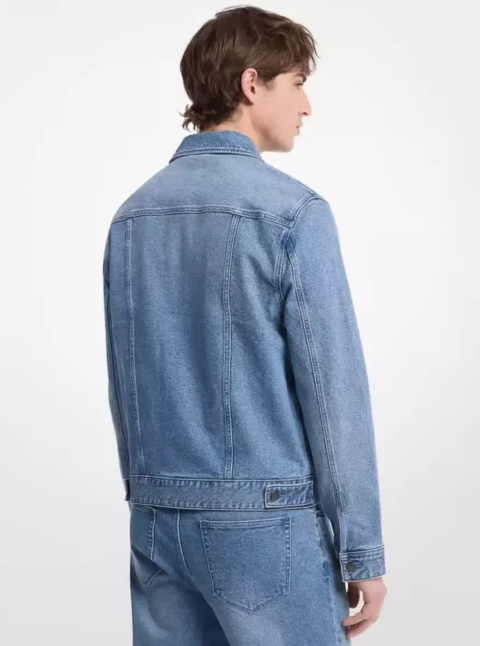 Jachetă de camionetă din denim Jachetă de camionetă din denim