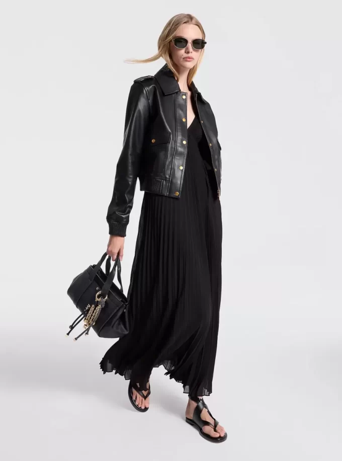 Jachetă din piele Blouson