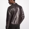 Jachetă Harrington din piele uzată Jachetă Harrington din piele uzată