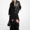 Jachetă supradimensionată din piele Blouson Jachetă supradimensionată din piele Blouson