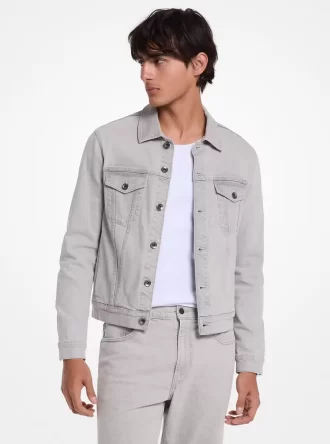 Jachetă tip camioner din denim elastic