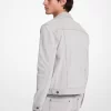 Jachetă tip camioner din denim elastic