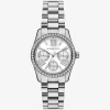 Mini ceas Lexington cu pavé argintiu Mini ceas Lexington cu pavé argintiu