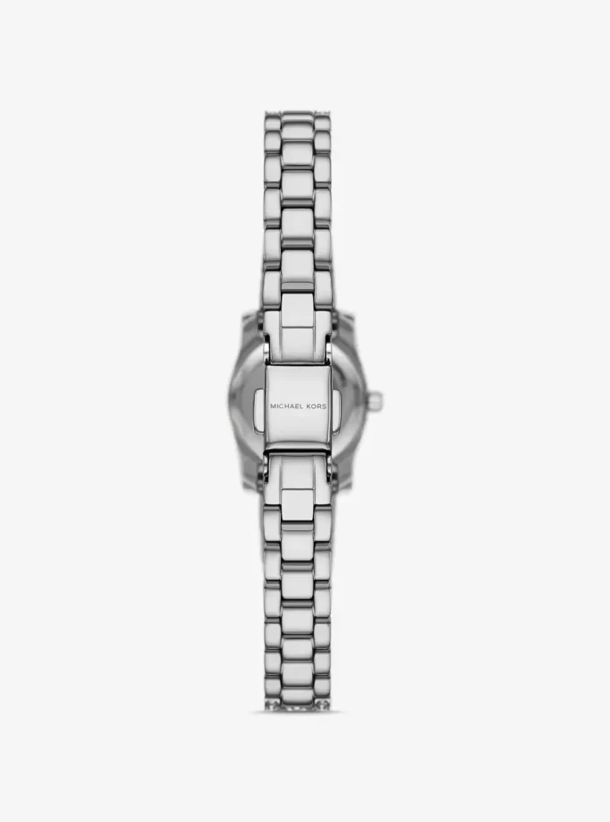 Mini ceas Lexington cu pavé argintiu Mini ceas Lexington cu pavé argintiu