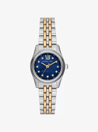 Mini ceas Lexington Pavé bicolor