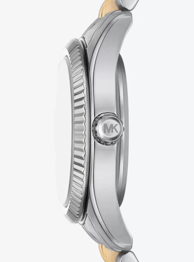 Mini ceas Lexington Pavé bicolor