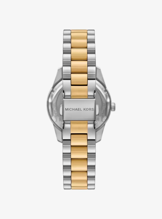 Mini ceas Lexington Pavé bicolor