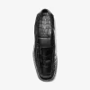 Mocasini Carolyn din piele cu model crocodil în relief Mocasini Carolyn din piele cu model crocodil în relief