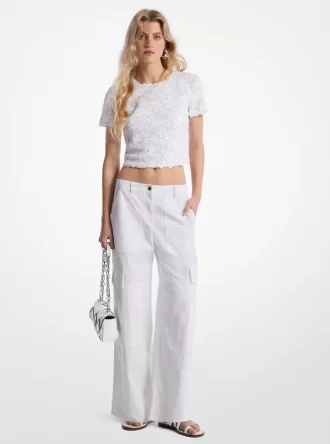 Pantaloni cargo din bumbac