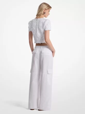 Pantaloni cargo din bumbac
