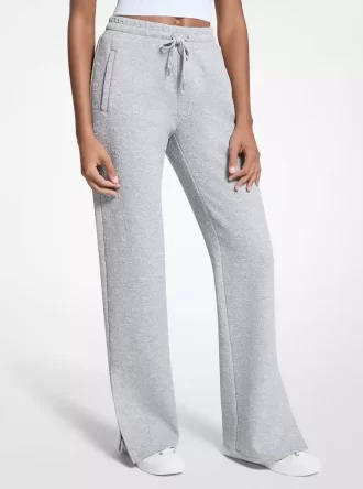 Pantaloni de trening cu logo jacquard