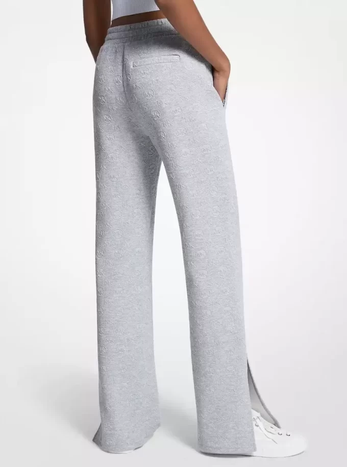 Pantaloni de trening cu logo jacquard Pantaloni de trening cu logo jacquard