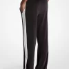 Pantaloni de trening din velur cu dungi