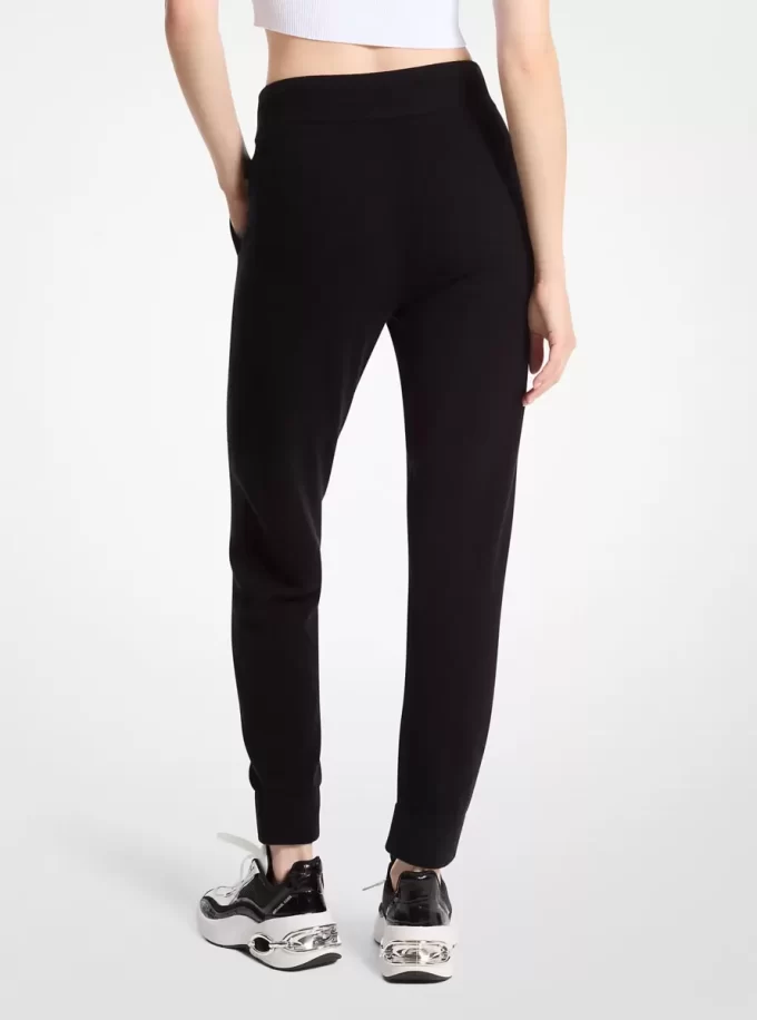 Pantaloni jogger din amestec de lână și cașmir Pantaloni jogger din amestec de lână și cașmir
