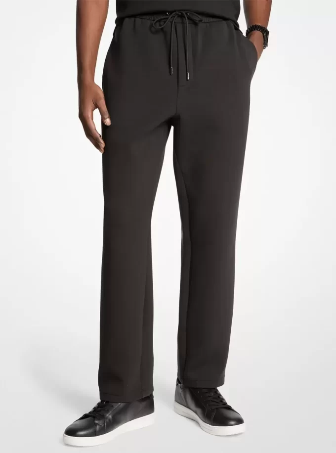 Pantaloni jogging din amestec de bumbac Pantaloni jogging din amestec de bumbac