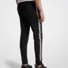 Pantaloni jogging din amestec de bumbac cu bandă cu logo Pantaloni jogging din amestec de bumbac cu bandă cu logo