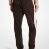 Pantaloni jogging din velur cu dungi Pantaloni jogging din velur cu dungi