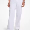 Pantaloni largi din bumbac elastic Pantaloni largi din bumbac elastic