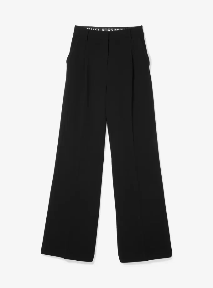 Pantaloni largi din crep Pantaloni largi din crep