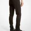 Pantaloni Parker Slim-Fit din twill elastic Pantaloni Parker Slim-Fit din twill elastic