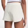 Pantaloni scurți din amestec de bumbac cu imprimeu logo Pantaloni scurți din amestec de bumbac cu imprimeu logo