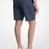 Pantaloni scurți din amestec de bumbac cu logo semnătură Pantaloni scurți din amestec de bumbac cu logo semnătură
