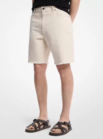 Pantaloni scurți din denim zdrențuiți