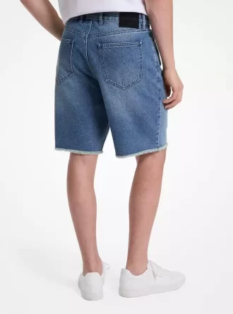 Pantaloni scurți din denim zdrențuiți