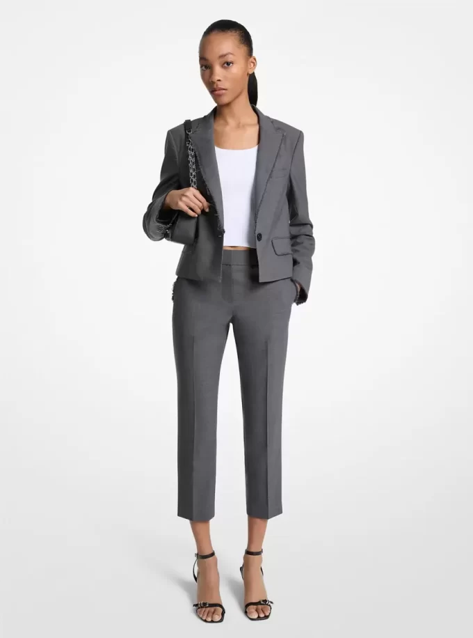 Pantaloni scurți din lână elastică Pantaloni scurți din lână elastică