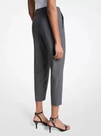 Pantaloni scurți din lână elastică