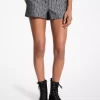 Pantaloni scurți jacquard cu logo MK2000 Pantaloni scurți jacquard cu logo MK2000