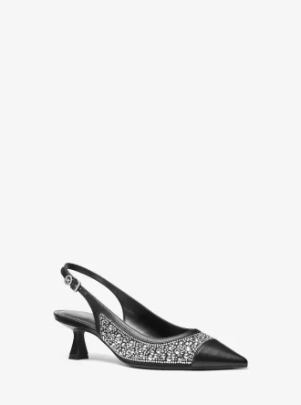 Pantofi cu slingback cu ornament Amali