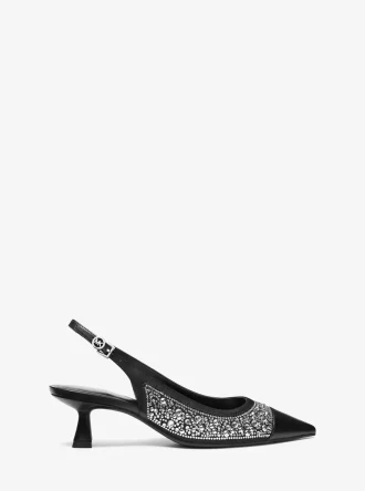 Pantofi cu slingback cu ornament Amali