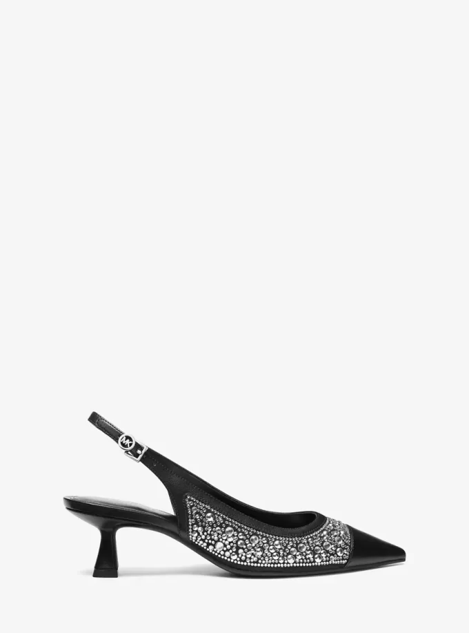 Pantofi cu slingback cu ornament Amali Pantofi cu slingback cu ornament Amali