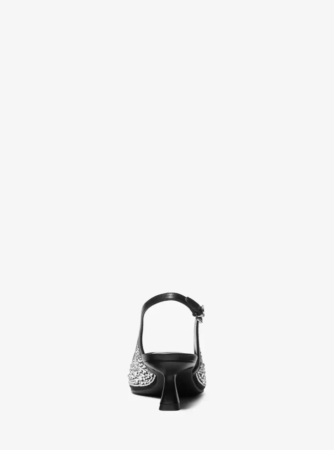 Pantofi cu slingback cu ornament Amali Pantofi cu slingback cu ornament Amali