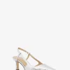 Pantofi cu toc Alora din piele cu model metalic în relief cu model șarpe Pantofi cu toc Alora din piele cu model metalic în relief cu model șarpe