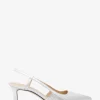 Pantofi cu toc Alora din piele cu model metalic în relief cu model șarpe Pantofi cu toc Alora din piele cu model metalic în relief cu model șarpe