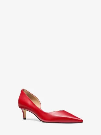 Pantofi cu toc din piele Elyse