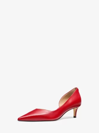 Pantofi cu toc din piele Elyse