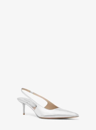 Pantofi cu toc Emma din piele metalică Pantofi cu toc Emma din piele metalică