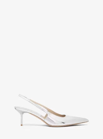 Pantofi cu toc Emma din piele metalică Pantofi cu toc Emma din piele metalică