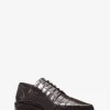 Pantofi Oxford Annette din piele lăcuită cu aspect de crocodil Pantofi Oxford Annette din piele lăcuită cu aspect de crocodil