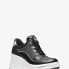 Pantofi sport cu platformă din piele și logo Emmy Signature Pantofi sport cu platformă din piele și logo Emmy Signature
