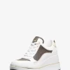 Pantofi sport cu platformă din piele și logo Emmy Signature Pantofi sport cu platformă din piele și logo Emmy Signature