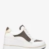 Pantofi sport cu platformă din piele și logo Emmy Signature Pantofi sport cu platformă din piele și logo Emmy Signature