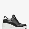 Pantofi sport cu platformă din piele și logo Emmy Signature Pantofi sport cu platformă din piele și logo Emmy Signature