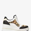 Pantofi sport cu platformă Emmy din piele și imprimeu leopard pentru bebeluși Pantofi sport cu platformă Emmy din piele și imprimeu leopard pentru bebeluși