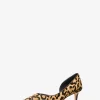 Pantofi sport Elyse cu imprimeu leopard și păr de vițel Pantofi sport Elyse cu imprimeu leopard și păr de vițel